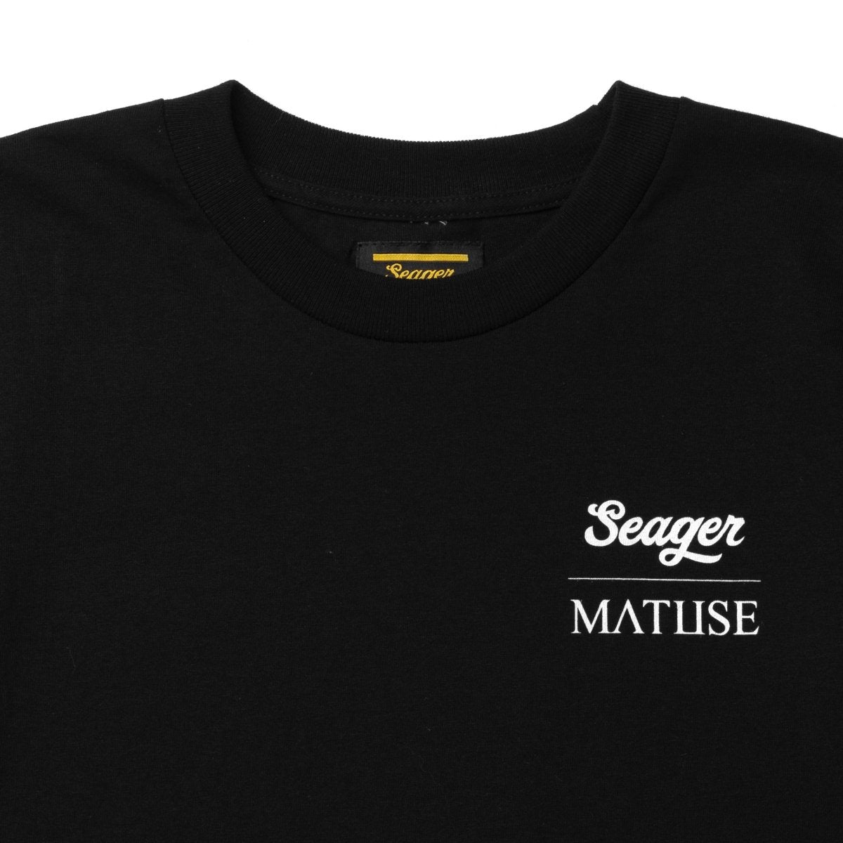 Seager x Matuse Sketchbook Tee Black - Seager Co.