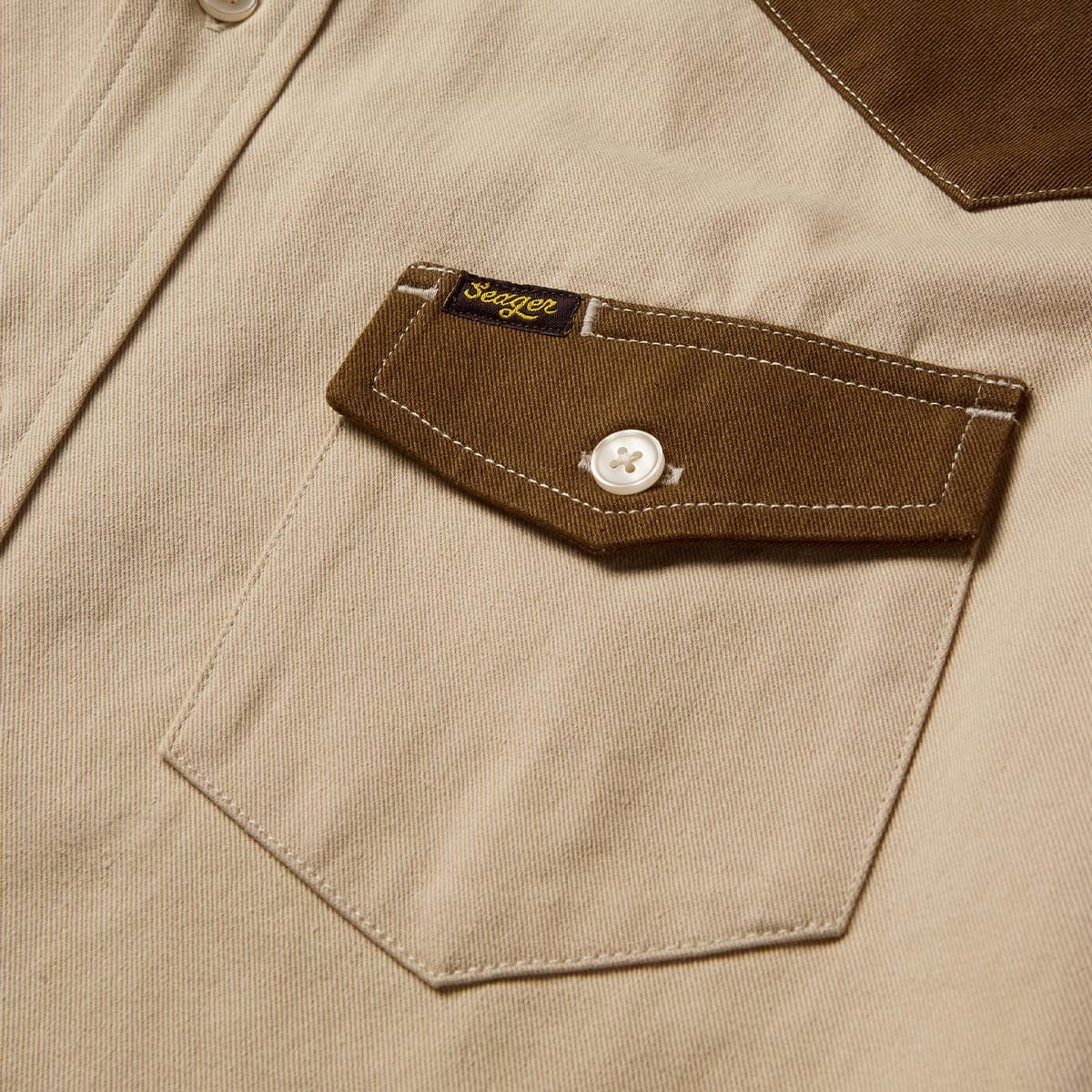 Amarillo S/S Shirt Vintage Tan