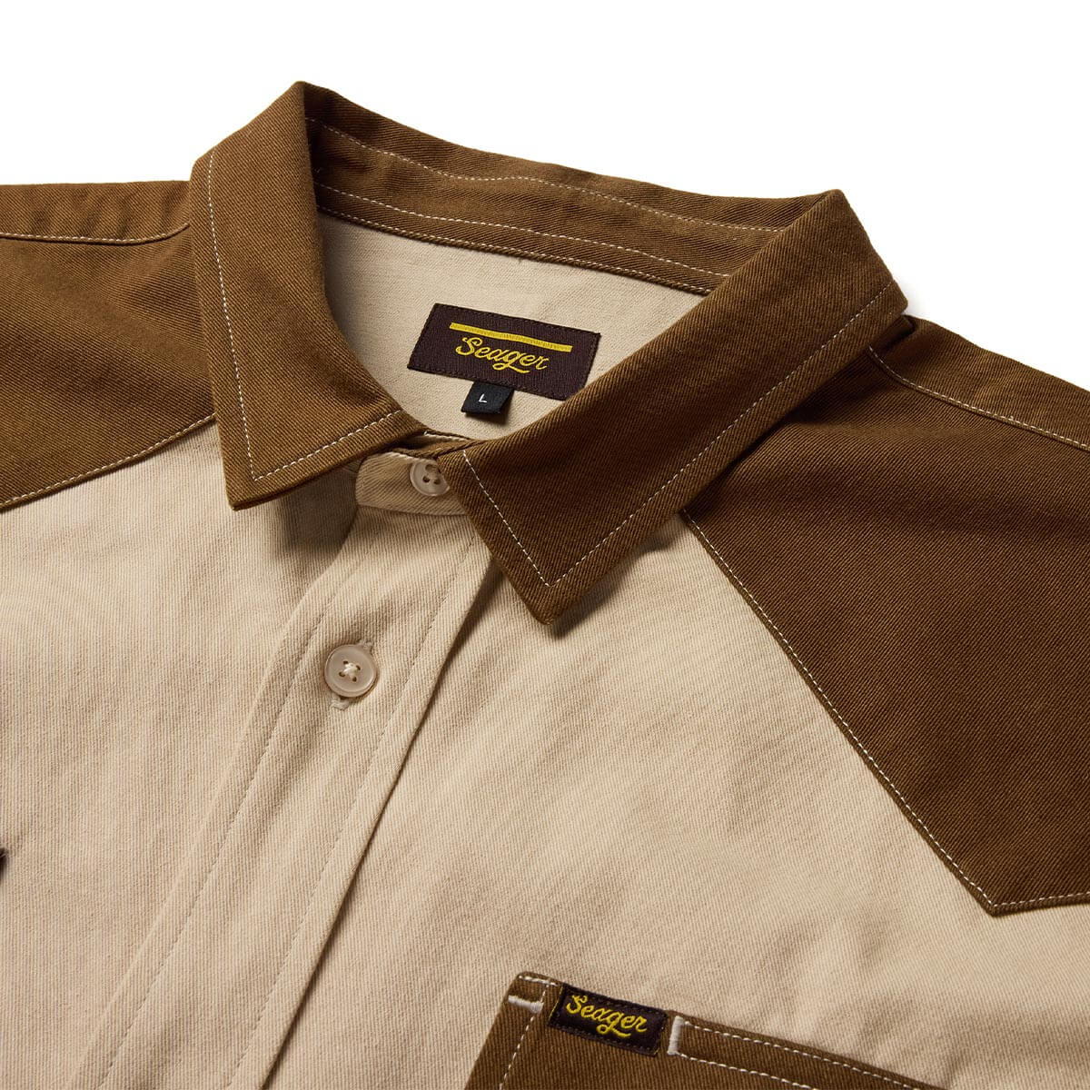 Amarillo S/S Shirt Vintage Tan
