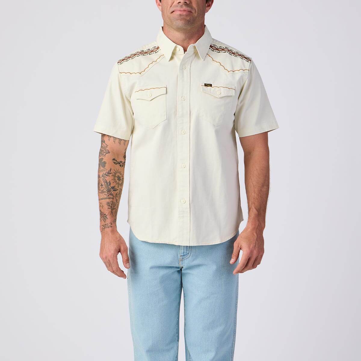 Amarillo S/S Shirt White Wash