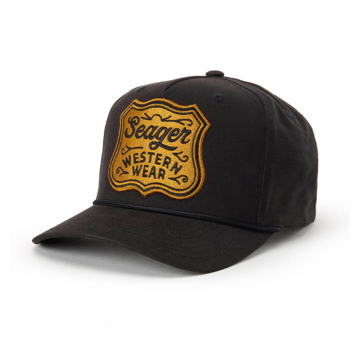 Badge Snapback Black
