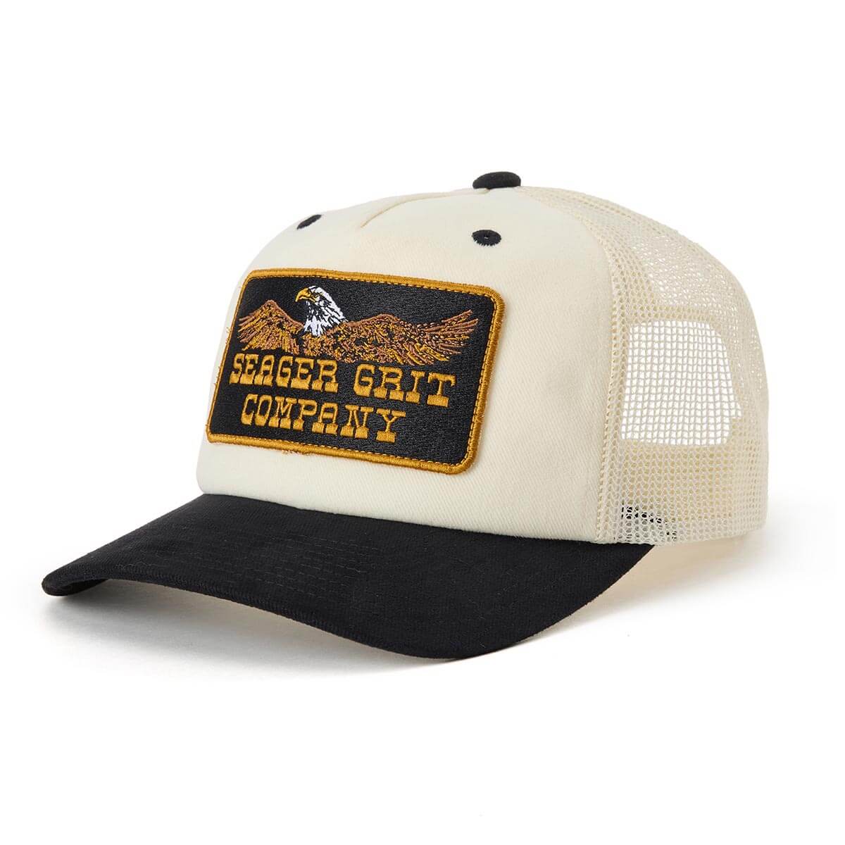 Big Rig Trucker Snapback Cream/Black