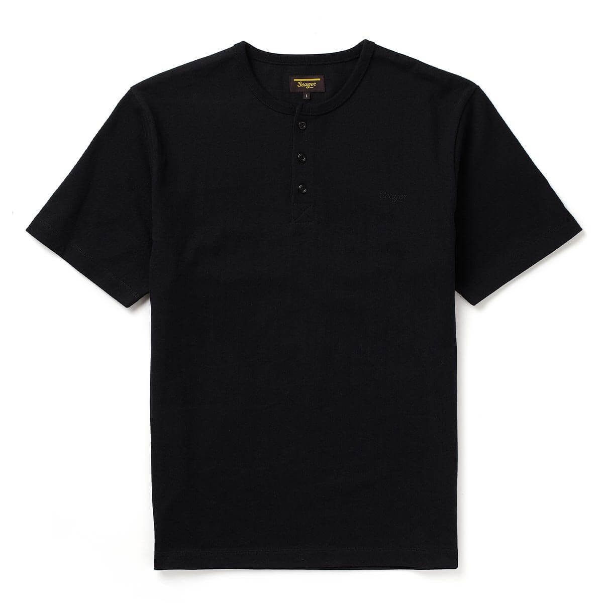 Brand Henley S/S Black