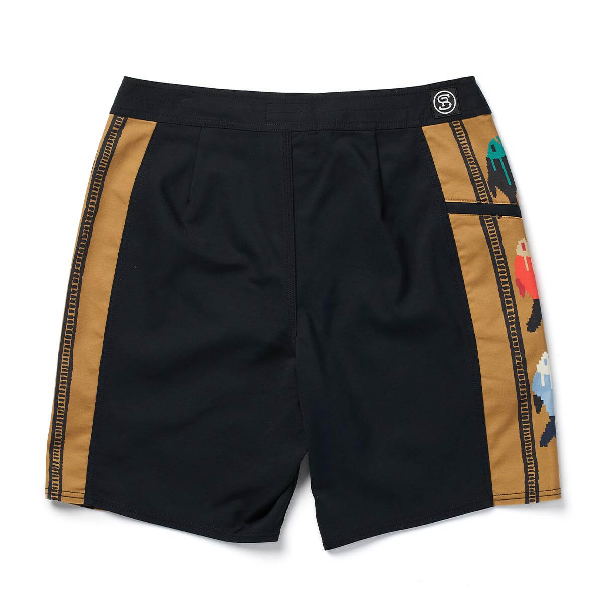 Capo Panel Boardshort Upstream Black
