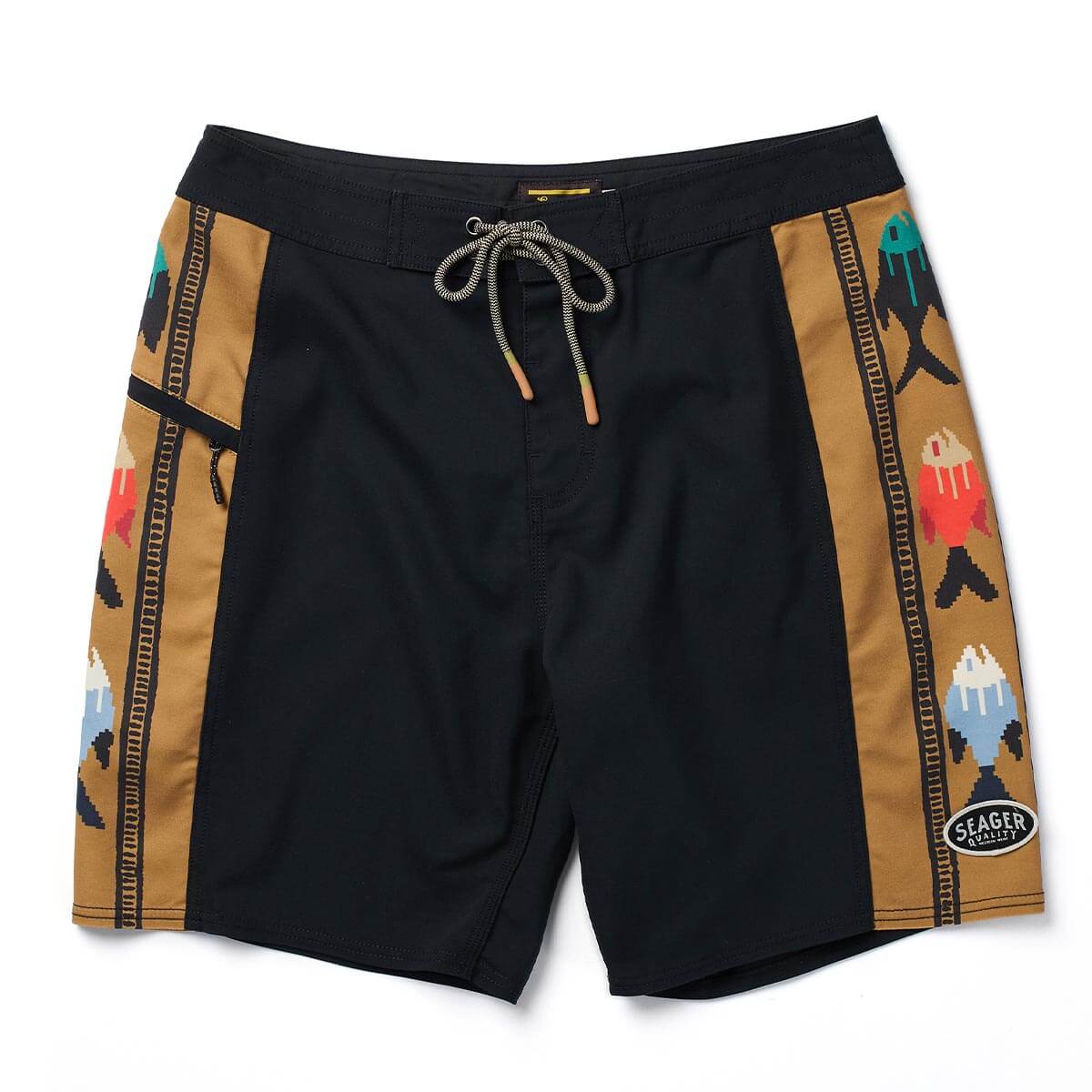 Capo Panel Boardshort Upstream Black