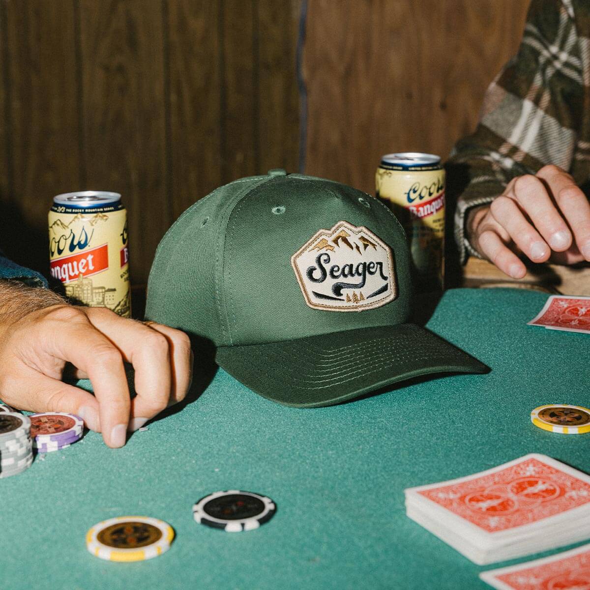 High Country Snapback Forest Green