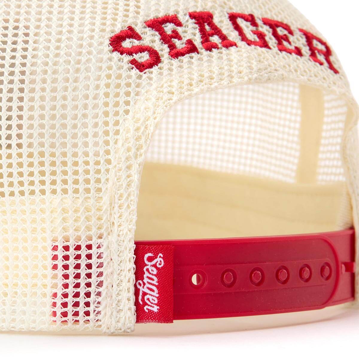 Keep It Country All-Mesh Trucker Snapback Cream/Red
