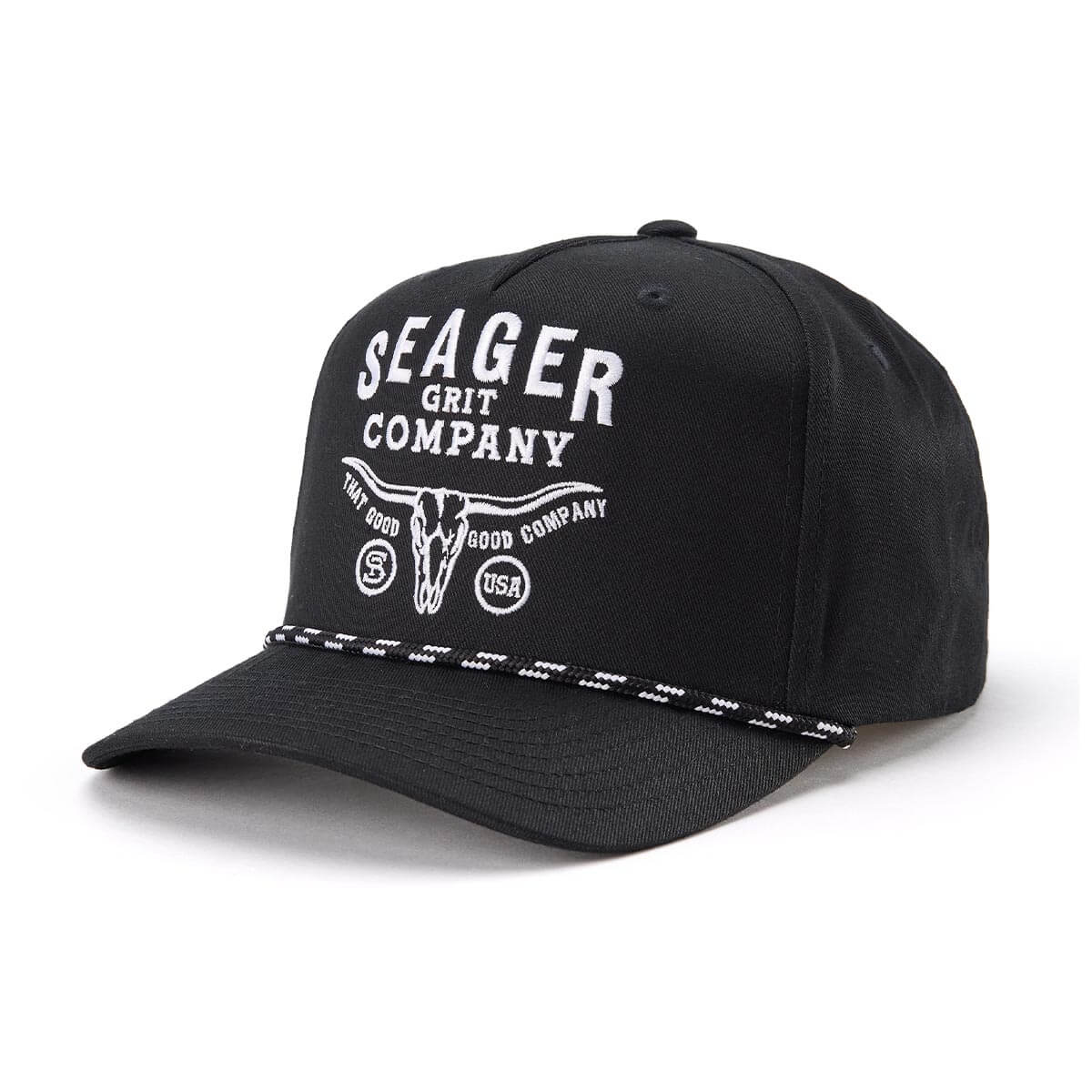 Longhorn Snapback Black