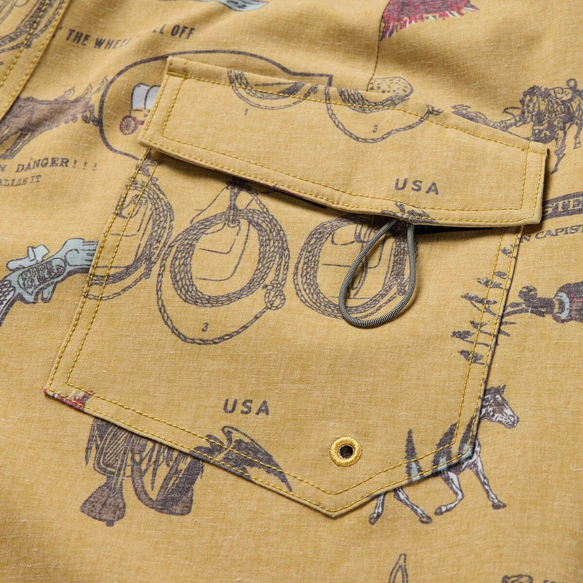 Microdose Scallop Boardshort Bronze