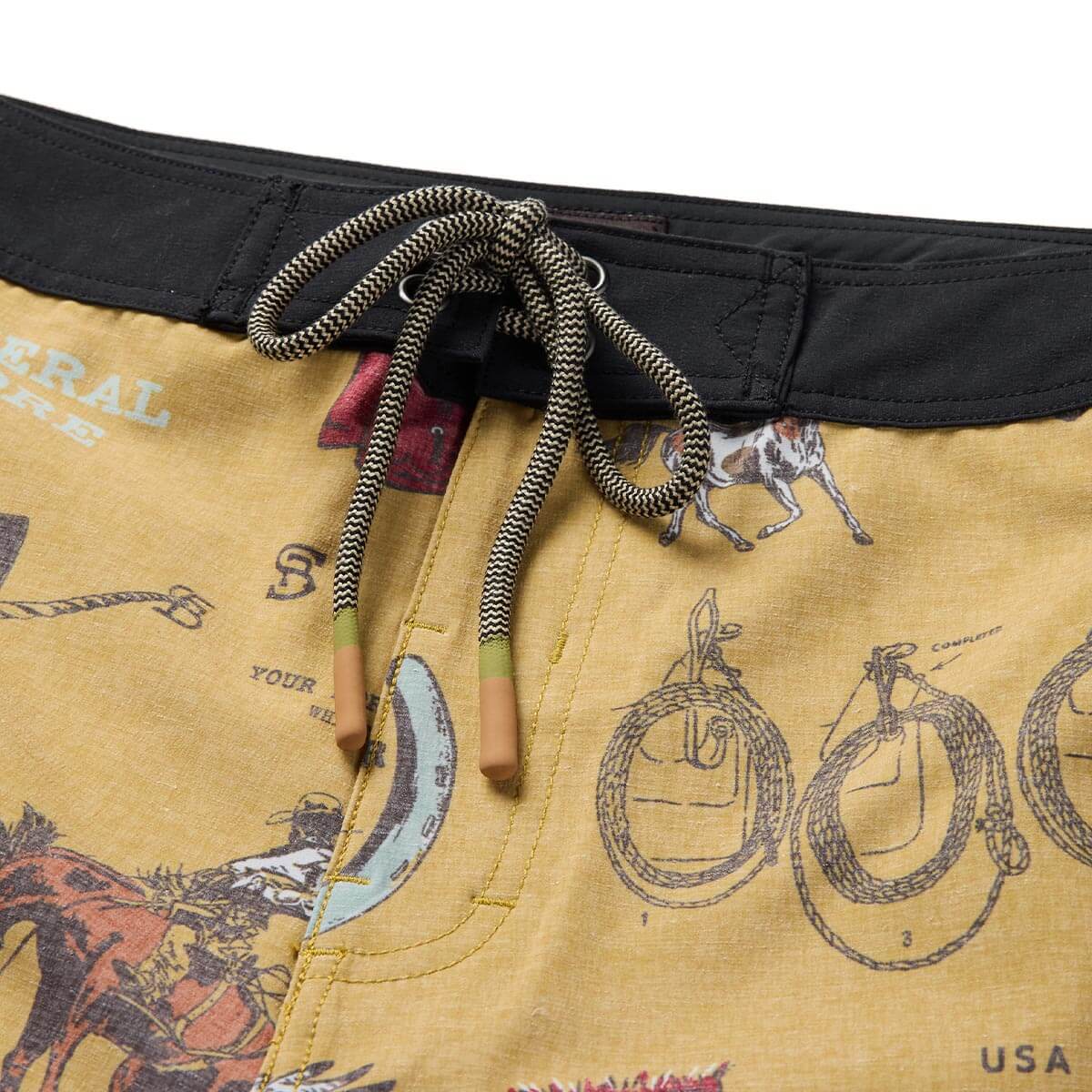 Microdose Scallop Boardshort Bronze