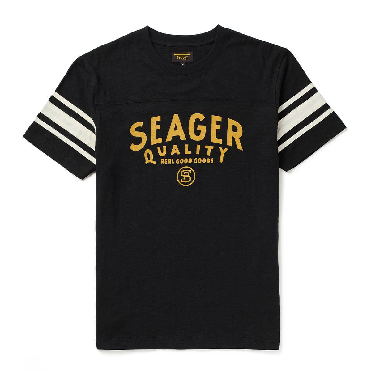 Riggins Crew Tee Washed Black