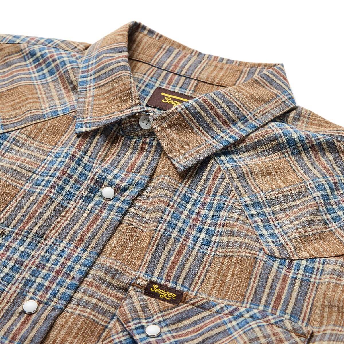 Sawtoof L/S Shirt Faded Navy Plaid