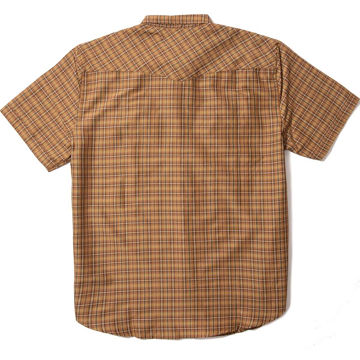 Sawtoof S/S Shirt Gold Mini Check Plaid
