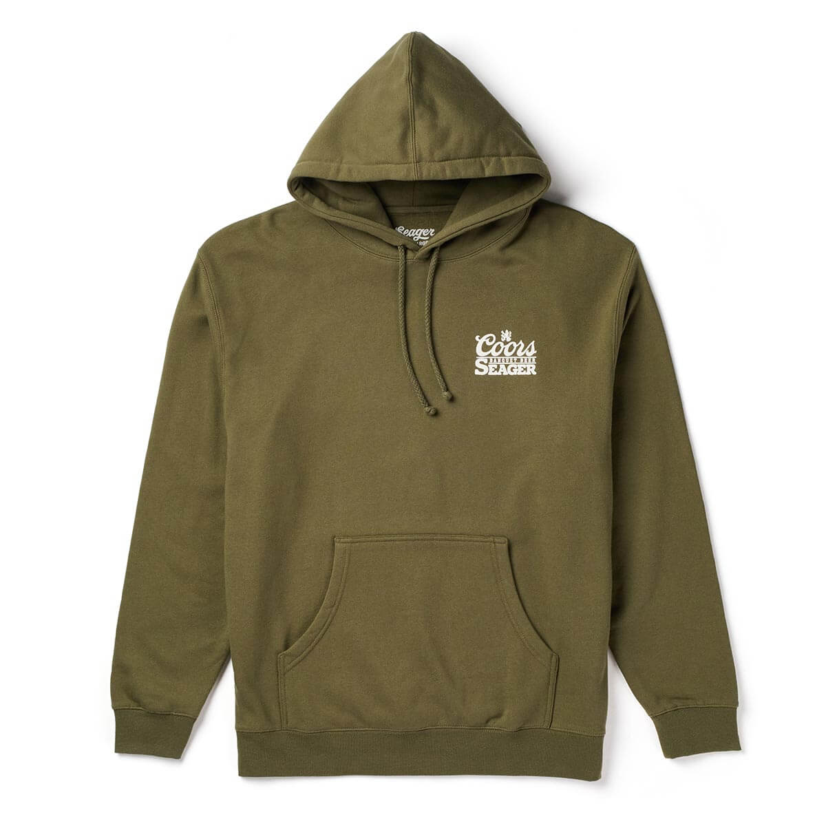 Seager x Coors Banquet Bumper Hoodie Olive
