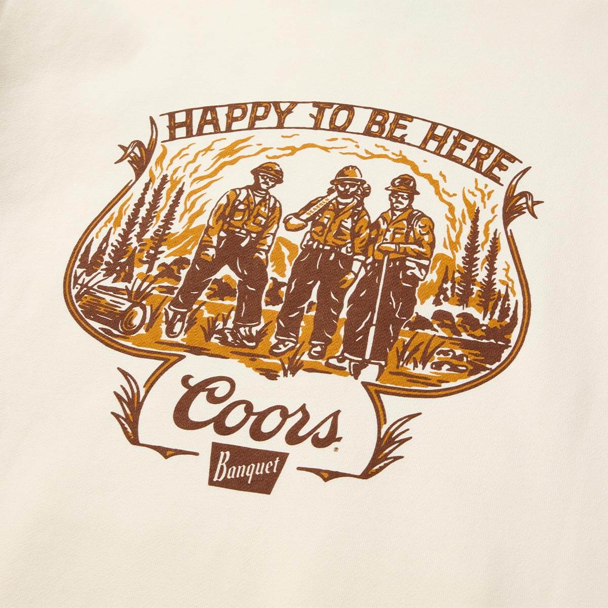 Seager x Coors Banquet Hotshots Hoodie Bone