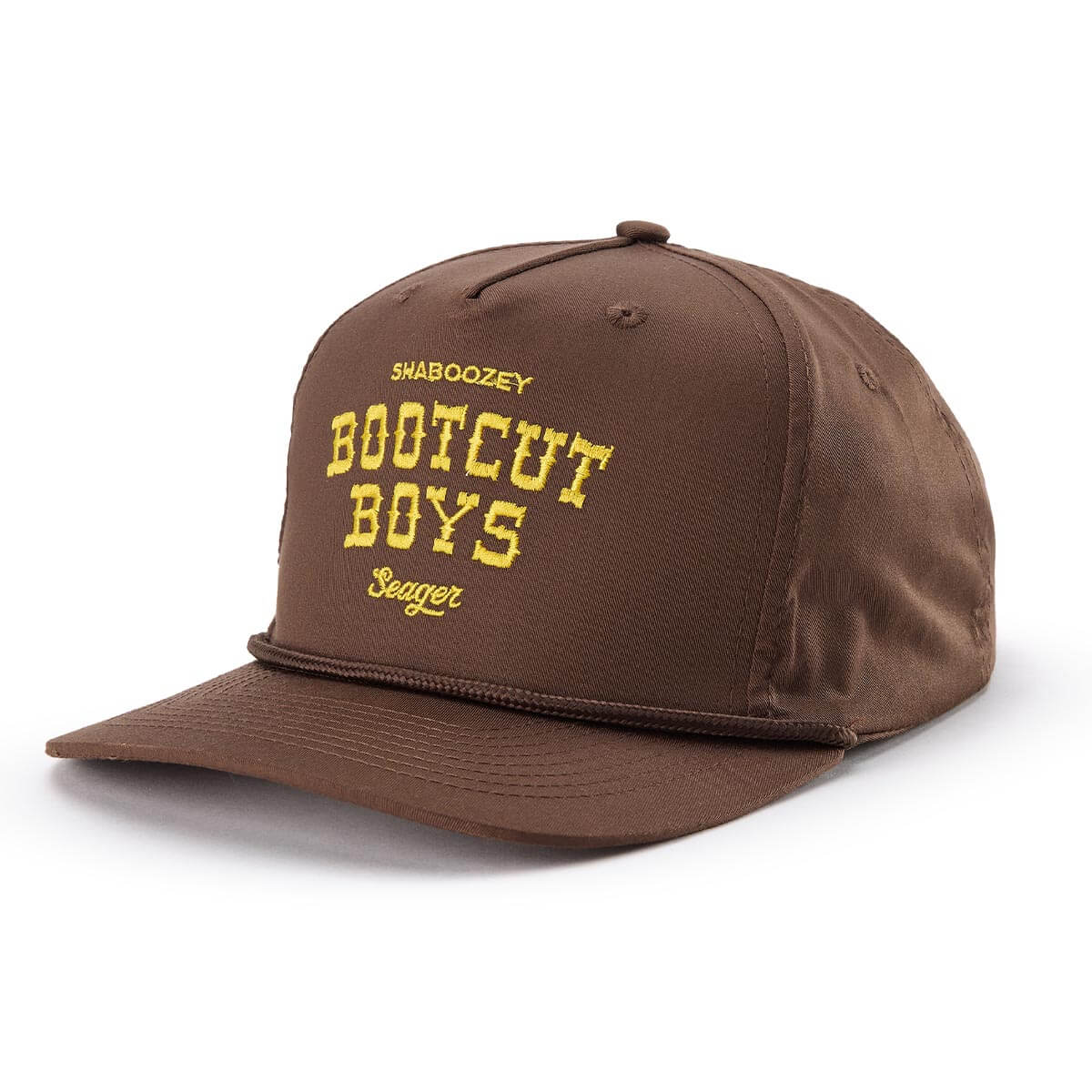 Seager x Shaboozey Bootcut Boys Snapback Brown