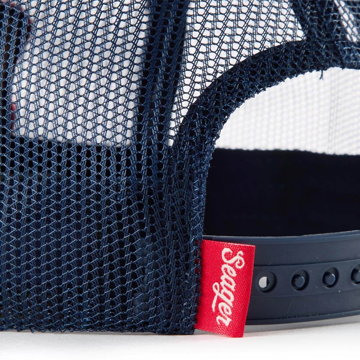 Sportsman Mesh Trucker Snapback Navy