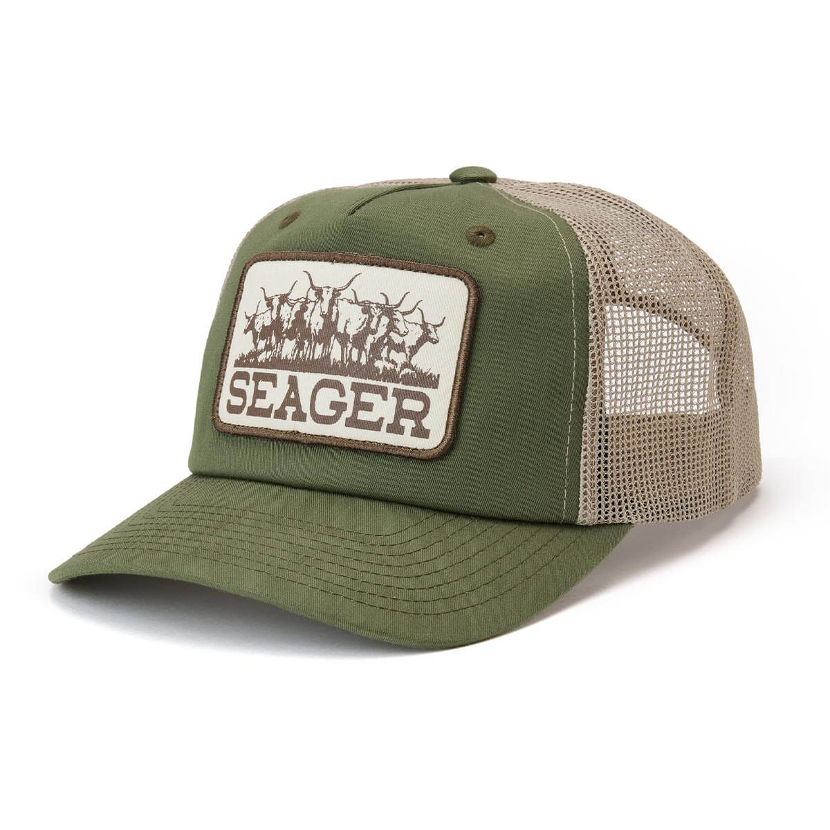 The Herd Trucker Snapback Army Green