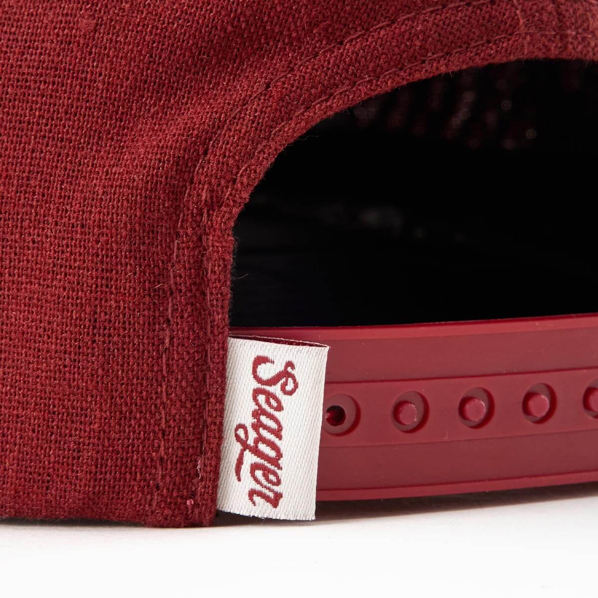 Uncle Bill Hemp Snapback Red/White