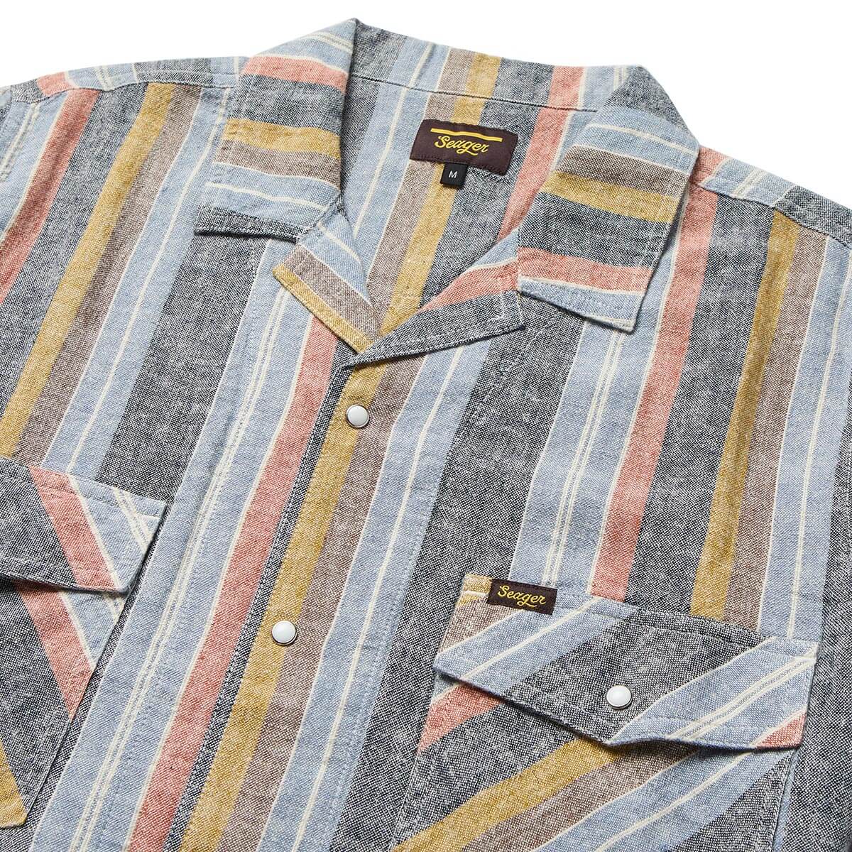 Whippersnapper S/S Shirt Washed Stripe Navy