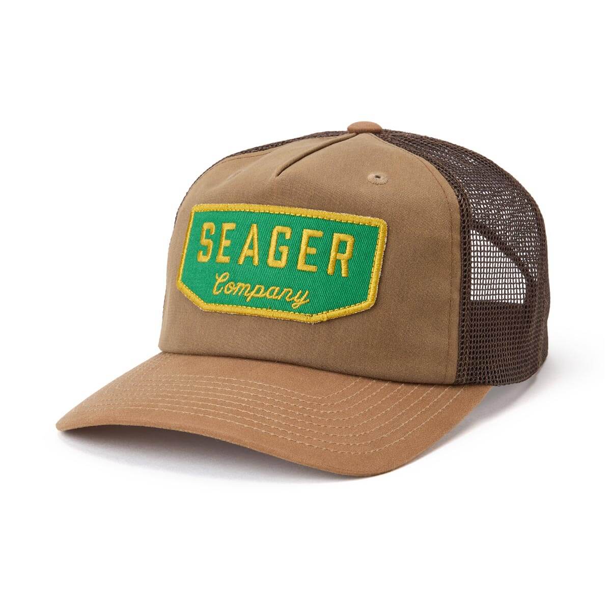 Wilson Waxed Canvas Snapback Tan