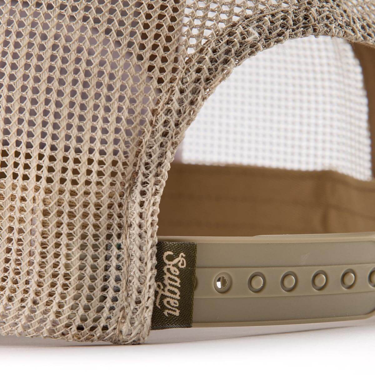 Wilson Waxed Snapback Tan/Green