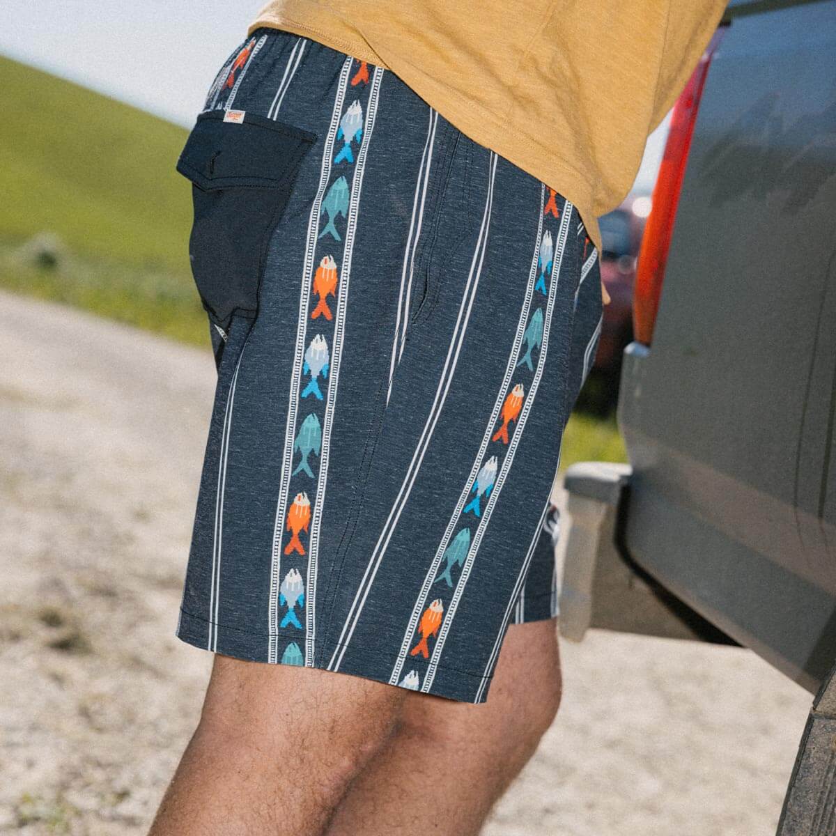 Yuma Hybrid Shorts Upstream Black