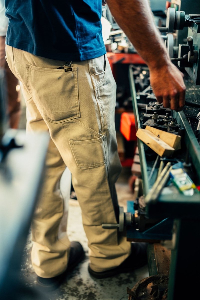 Bison Canvas Pant Stone - Seager Co.