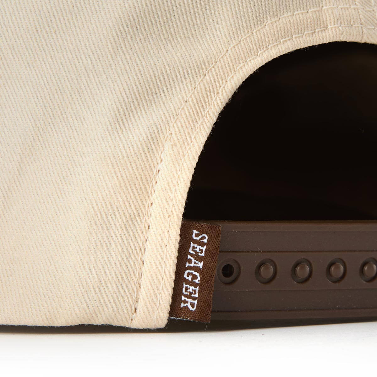 Los Rios Canvas Snapback Cream/Brown