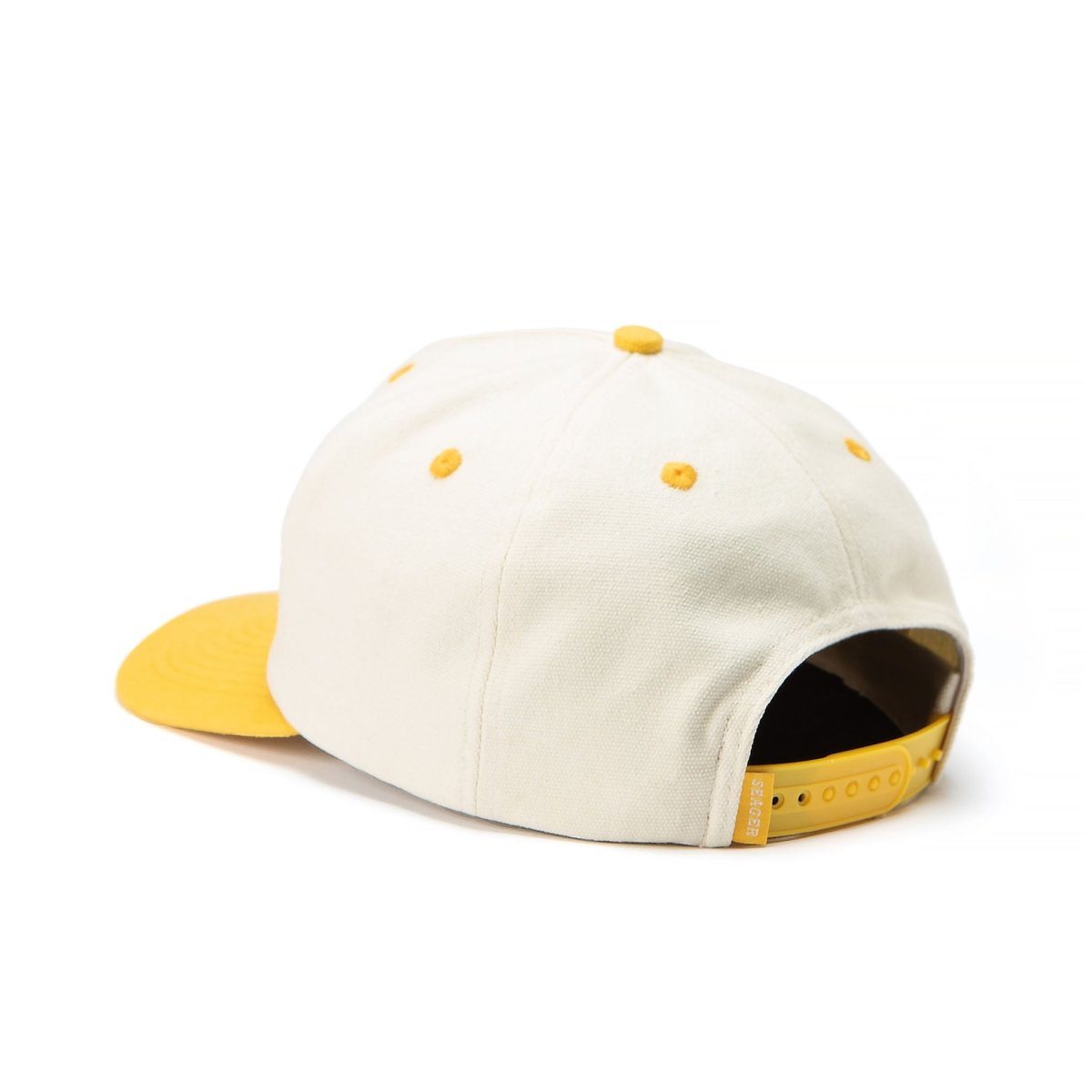 Seager x Birdwell Birdie Snapback Yellow/Cream - Seager Co.