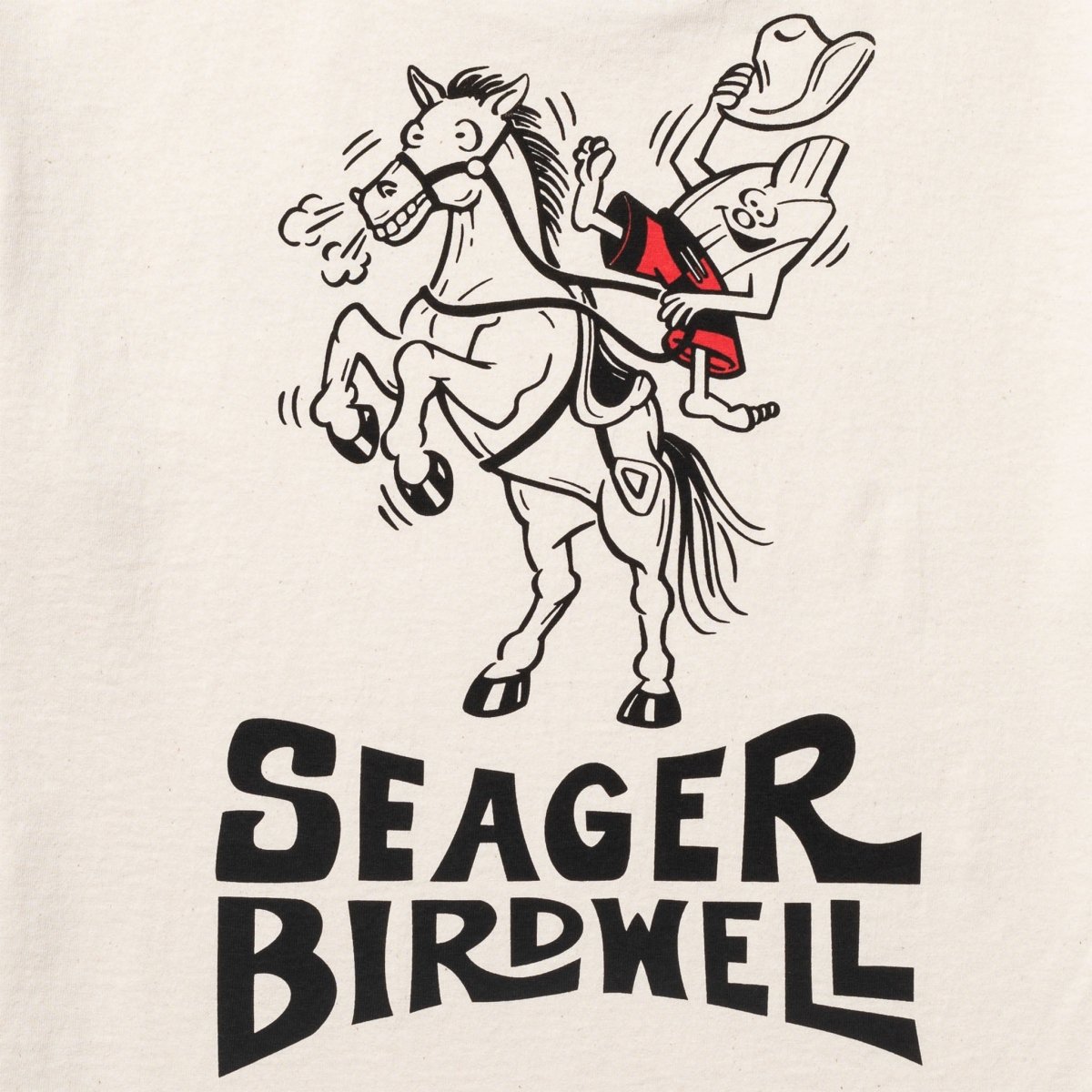 Seager x Birdwell Riding Birdie Tee Natural - Seager Co.
