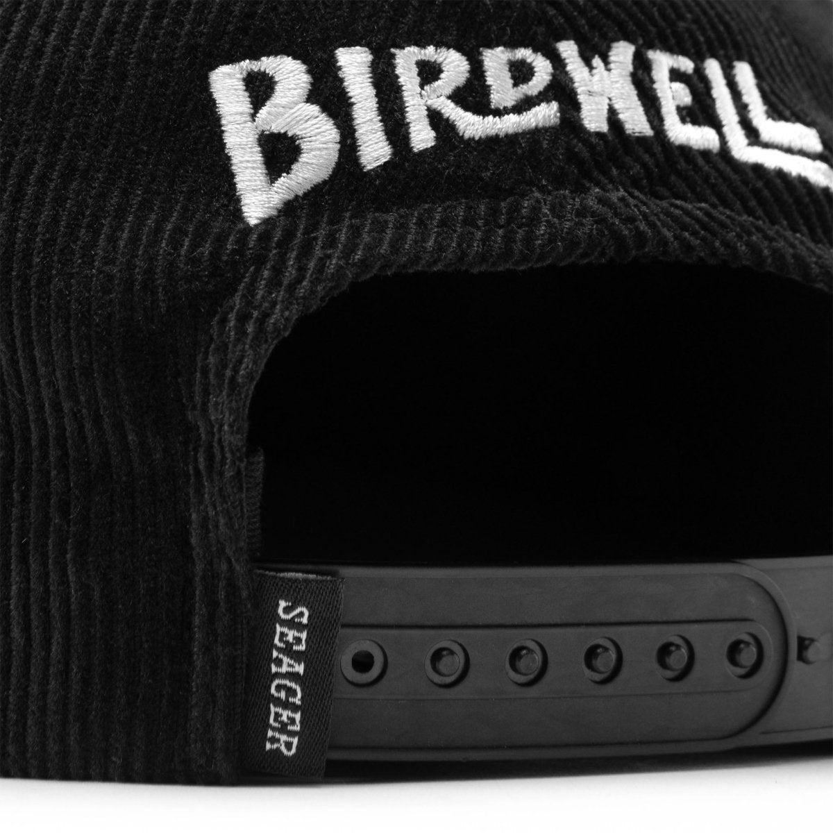 Seager x Birdwell Roping Birdie Corduroy Snapback Black - Seager Co.
