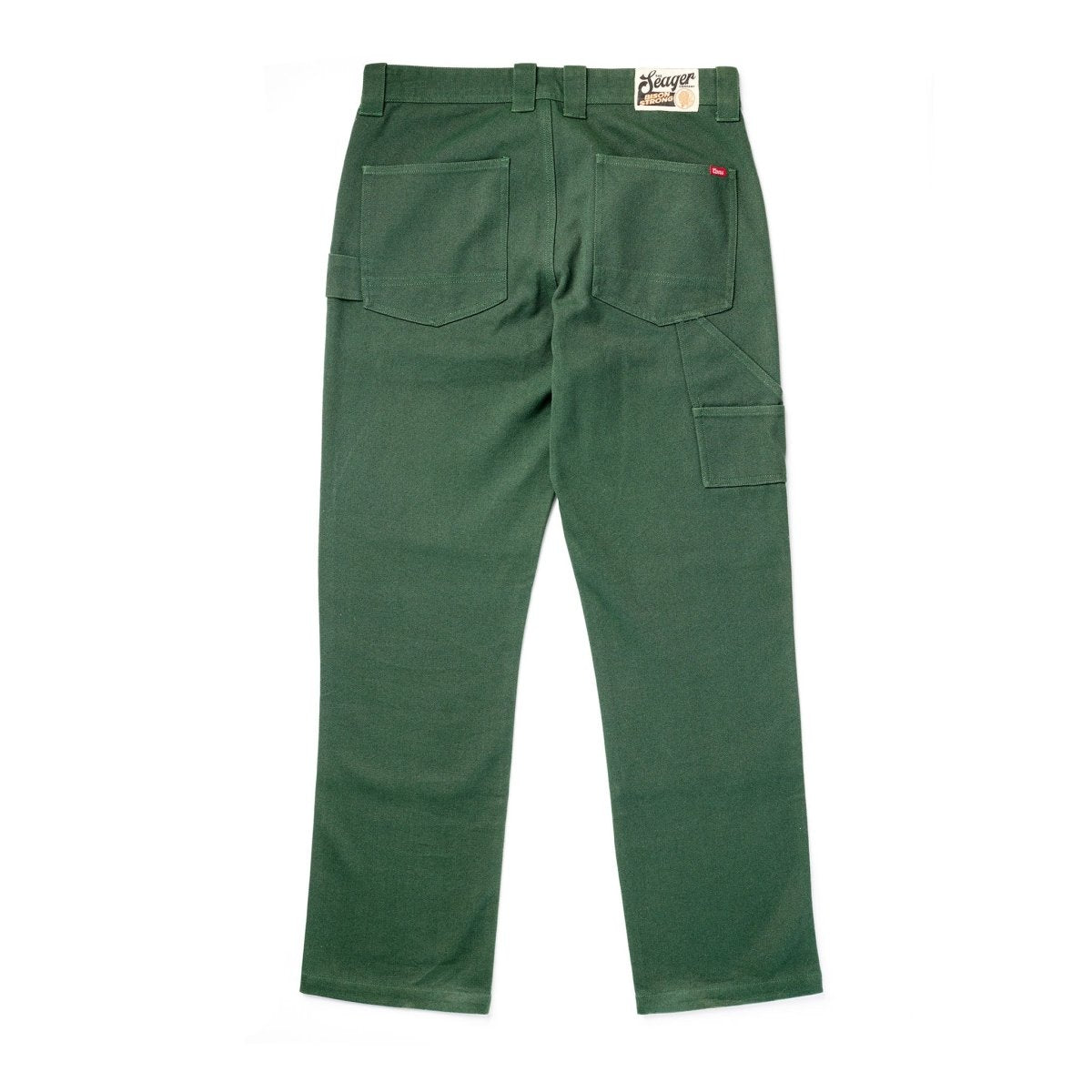 Seager x Coors Banquet Bison Double Knee Pant Pine Green - Seager Co.