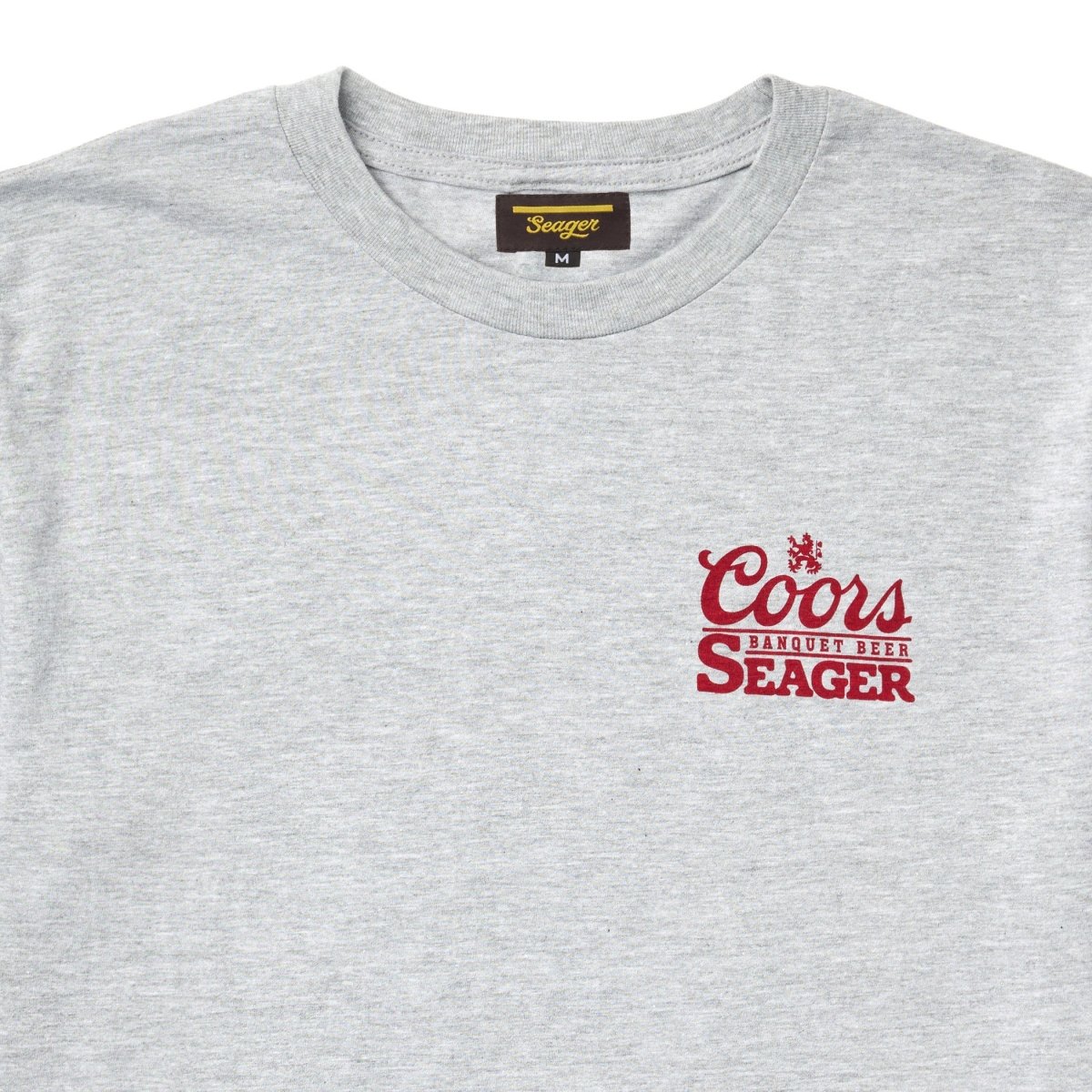 Seager x Coors Banquet Bumper Tee Heather Grey - Seager Co.