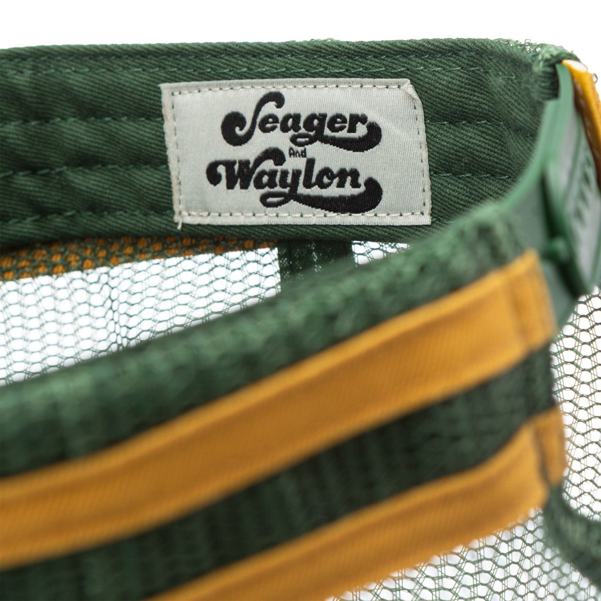 Seager x Waylon Jennings Flying W Snapback Green - Seager Co.