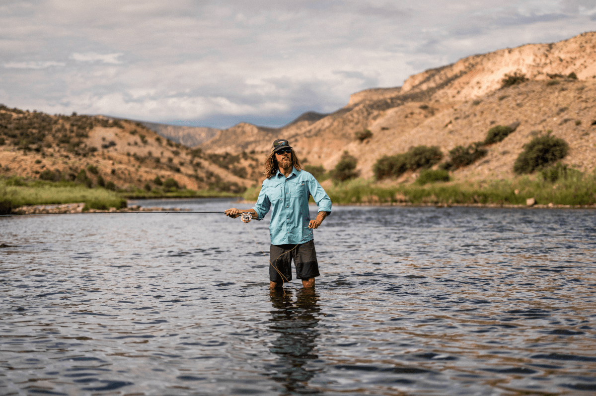 Seager x Flylords El Pescador L/S Shirt Teal - Seager Co.