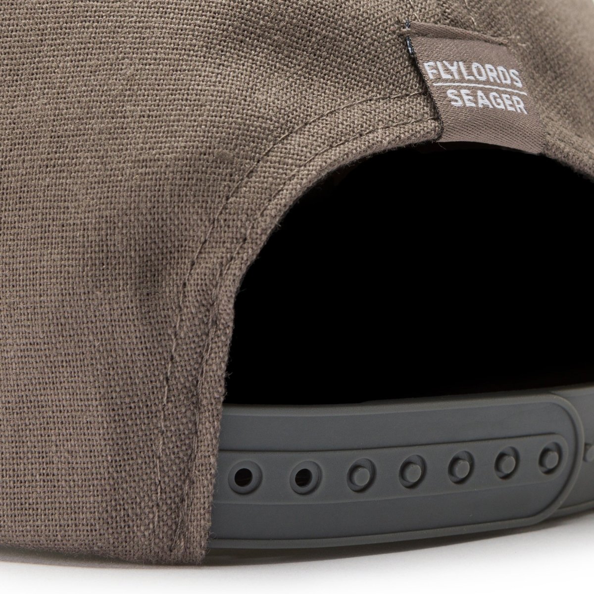 Seager x Flylords Wader Hemp Snapback Stone Grey - Seager Co.
