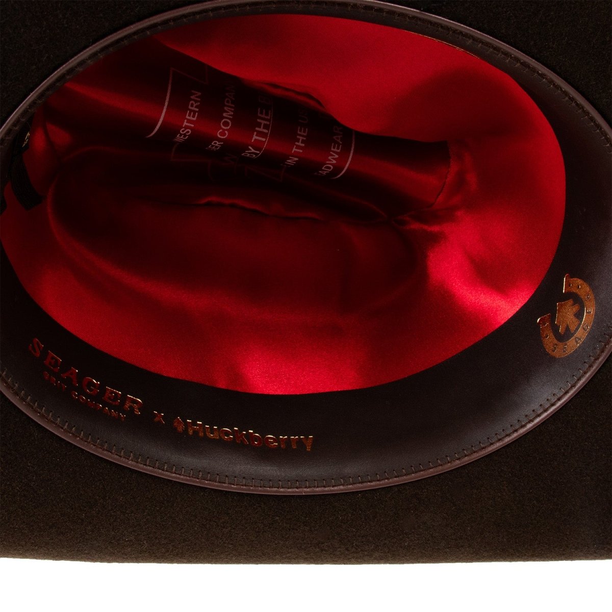 Seager x Huckberry Longhorn 4X Hat Chocolate - Seager Co.